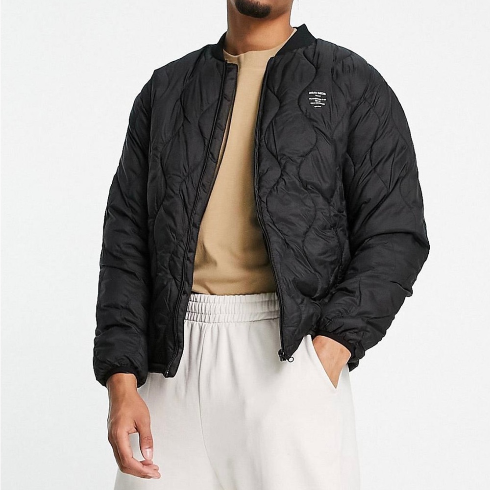 Quilted Jacket in Black